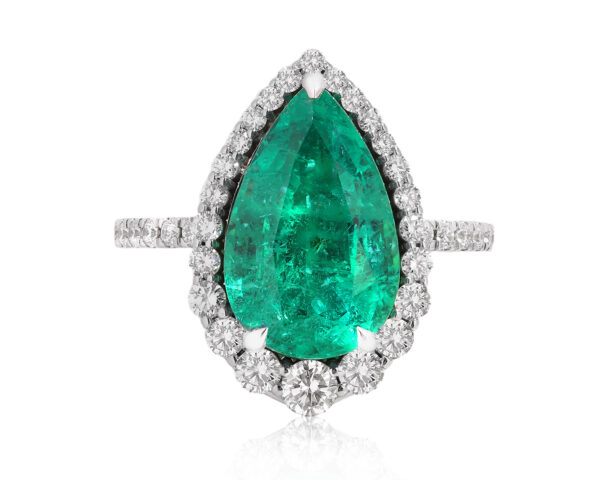 Золотое кольцо с изумрудом Замбия 4.92ct Evgeny Matveev