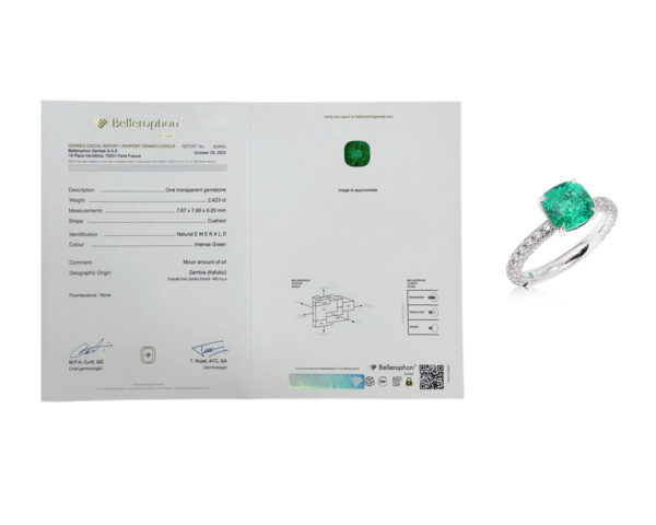 Золотое кольцо с изумрудом Замбия 2.42ct Evgeny Matveev Золотое кольцо с изумрудом Замбия 2.42ct Evgeny Matveev