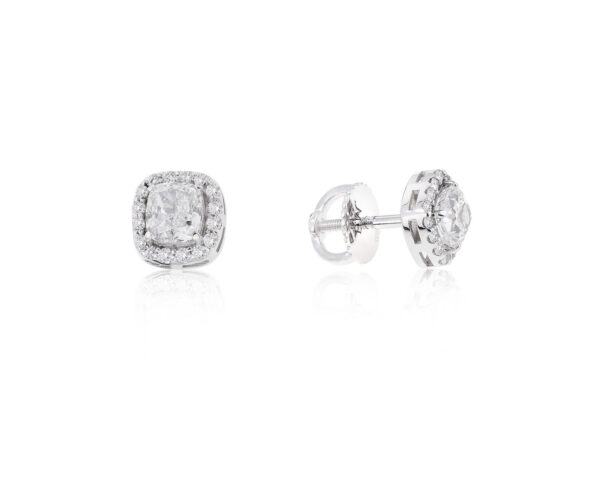 Оригинальные золотые серьги с бриллиантами 1.59ct Evgeny Matveev