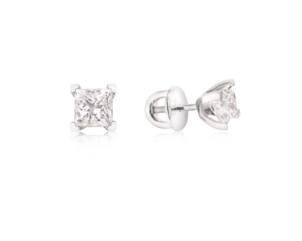 Золотые серьги с бриллиантами 1.80ct Evgeny Matveev