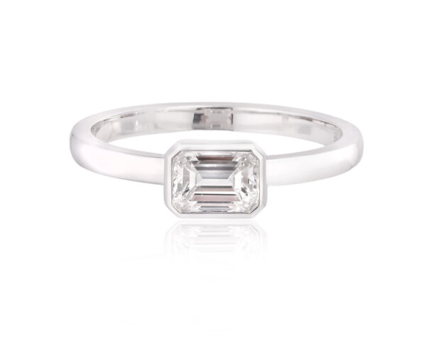 Золотое кольцо с бриллиантом 0.70ct Evgeny Matveev