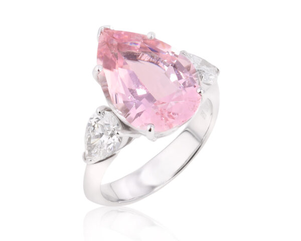Золотое кольцо с розовым турмалином 5.70ct Evgeny Matveev