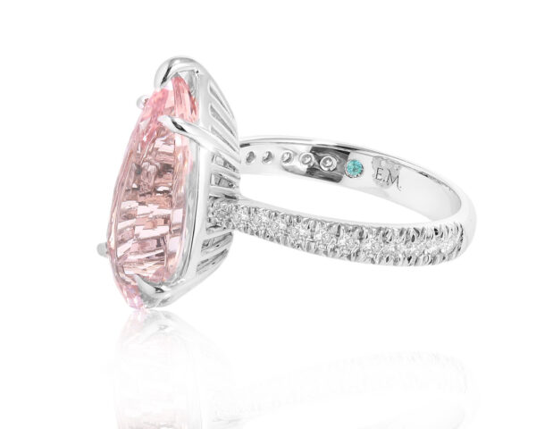 Золотое кольцо с морганитом 5.02ct Evgeny Matveev