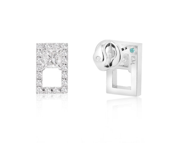 Золотые серьги с бриллиантами 2.01ct Evgeny Matveev
