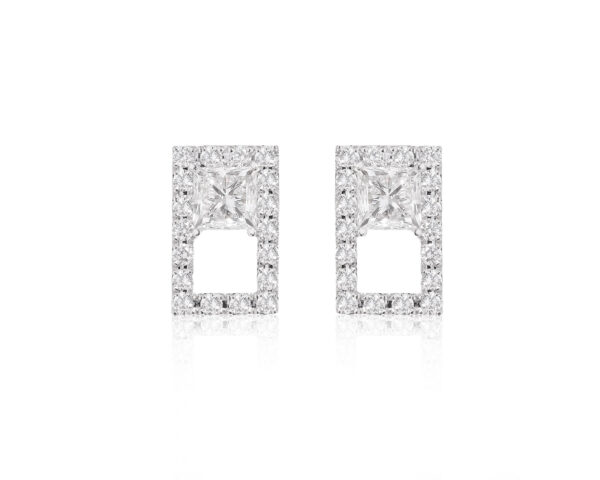 Золотые серьги с бриллиантами 2.01ct Evgeny Matveev