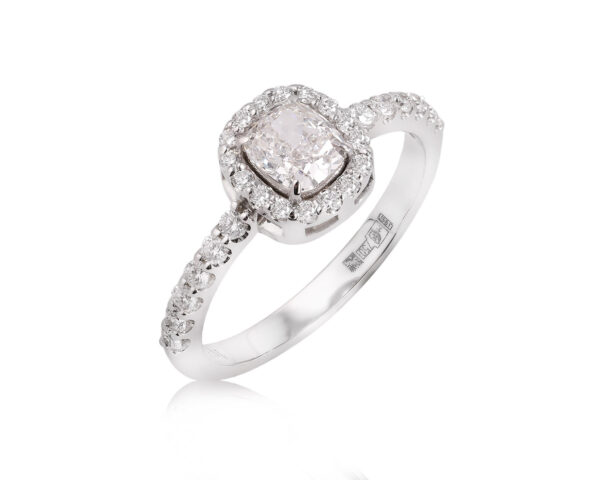 Золотое кольцо с бриллиантами 1.02ct Evgeny Matveev