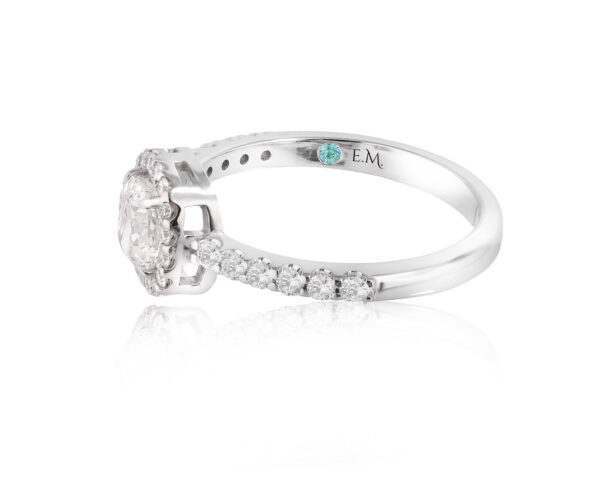 Золотое кольцо с бриллиантами 1.02ct Evgeny Matveev