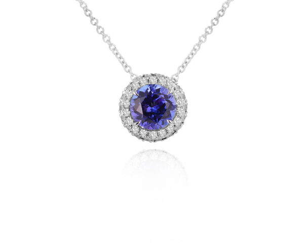 Золотой кулон с танзанитом 2.12ct Evgeny Matveev