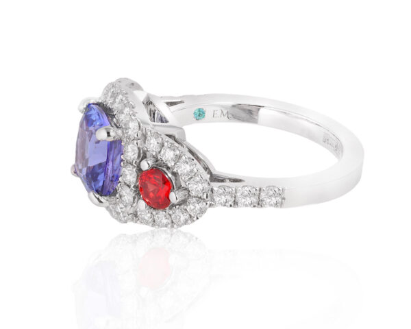 Золотое кольцо с танзанитом 2.48ct Evgeny Matveev