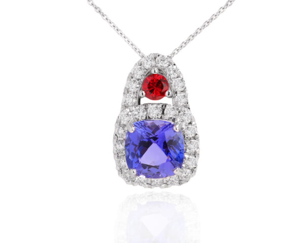 Золотой кулон с танзанитом 2.20ct Evgeny Matveev