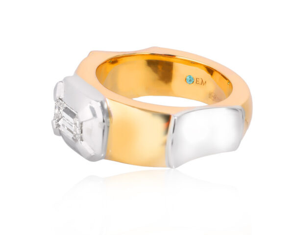 Золотое кольцо с бриллиантом 0.85ct Evgeny Matveev