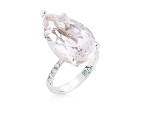 Золотое кольцо с данбуритом 16.21ct Evgeny Matveev