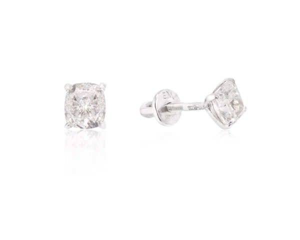 Золотые серьги с бриллиантами 1.40ct Evgeny Matveev