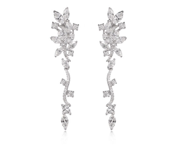 Золотые серьги с бриллиантами 5.02ct Evgeny Matveev