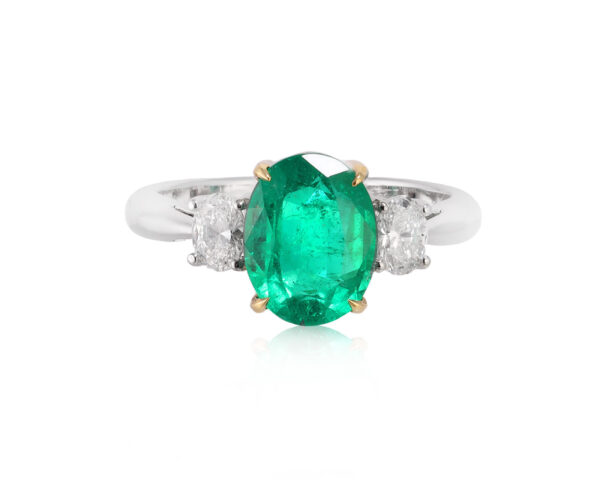 Золотое кольцо с изумрудом Замбия 2.51ct Evgeny Matveev