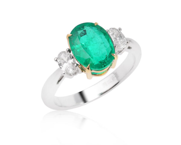 Золотое кольцо с изумрудом Замбия 2.51ct Evgeny Matveev