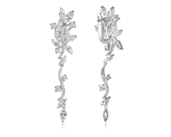 Золотые серьги с бриллиантами 5.02ct Evgeny Matveev