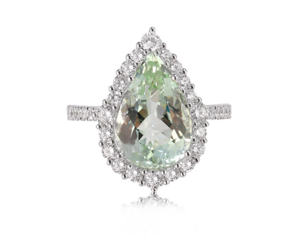 Золотое кольцо с турмалином параиба 5.42ct Evgeny Matveev